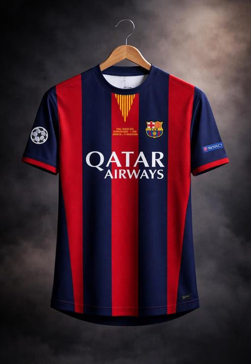 Neymar Jr #11 FC Barcelona Retro Jersey – Qatar Airways